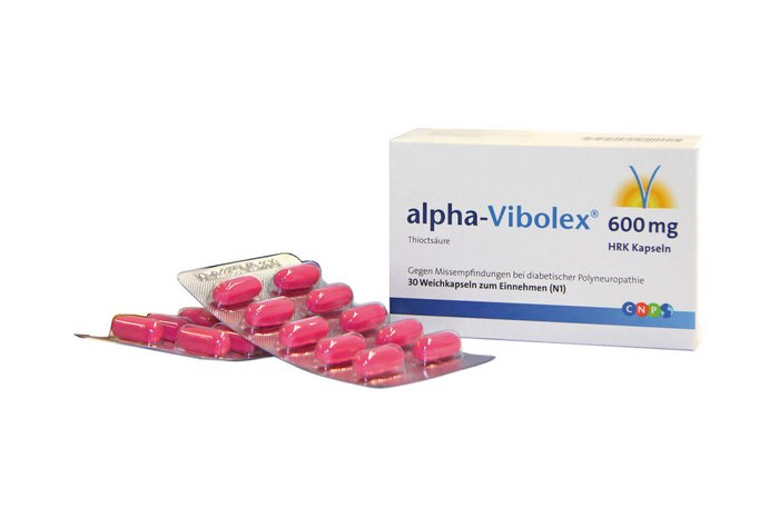 Packshot alpha-Vibolex 600&reg; mg HRK Kapseln